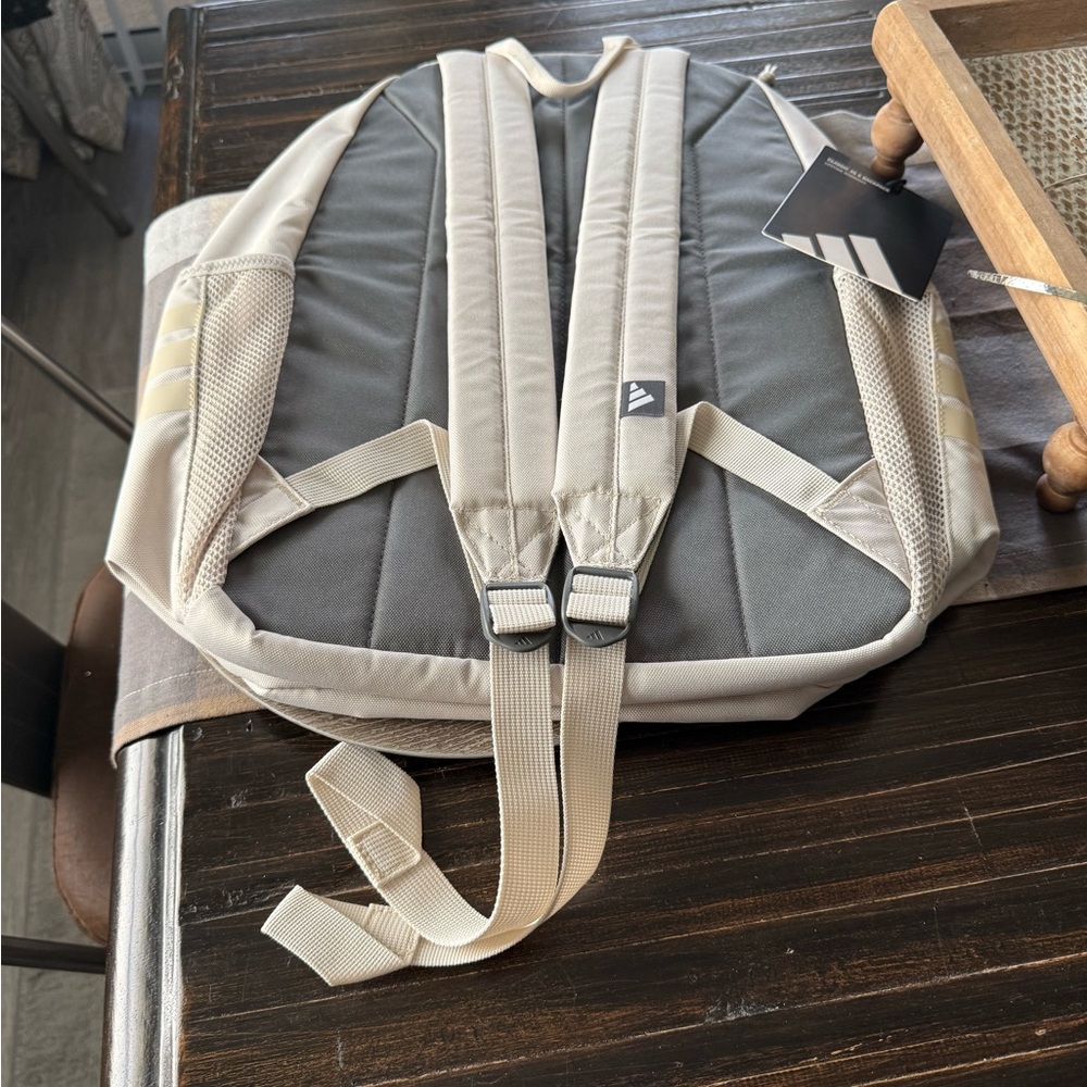 Adidas Light Beige Backpack for Men - Picture 3 of 15